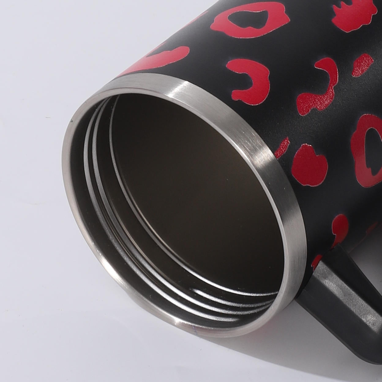 Wholesale 40oz Car Leopard Cow Ice Bomber Cup with Straw